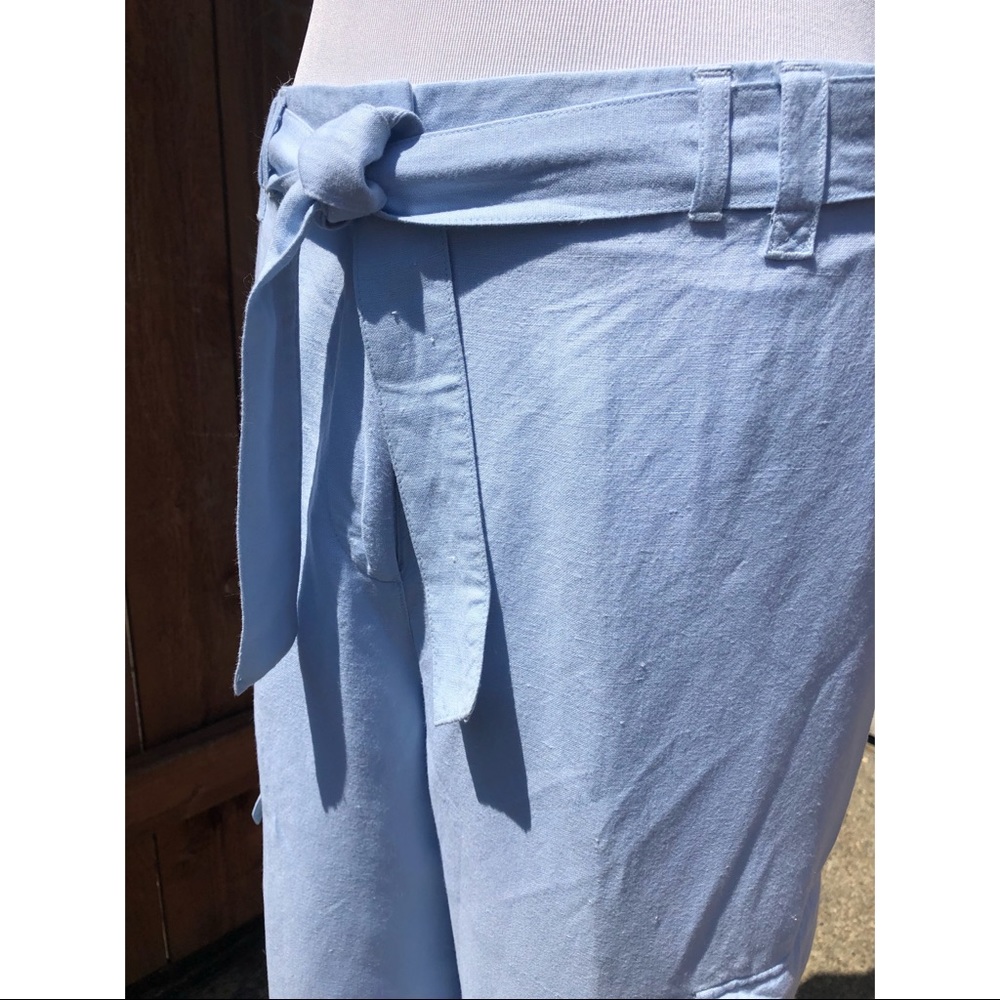 Capri linen pants